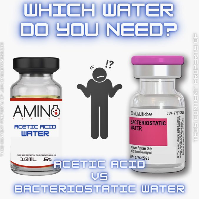 Bac water vs Acetic Acid
